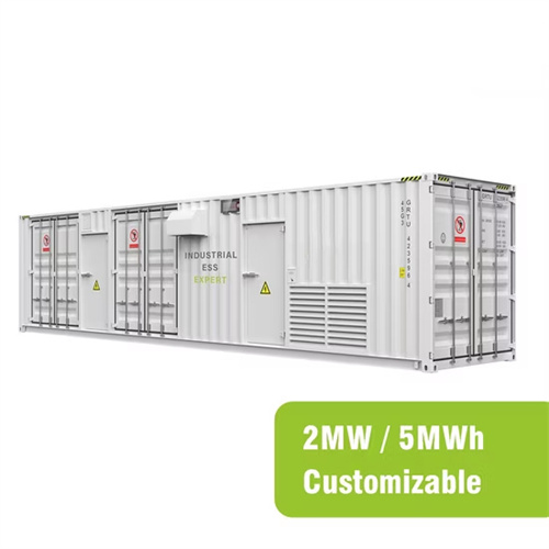Solar container battery mes system